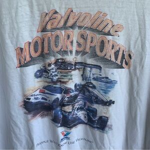 Vintage Tee Shirt Valvoline Racing Motorsports Mens Adult Size XL 90s